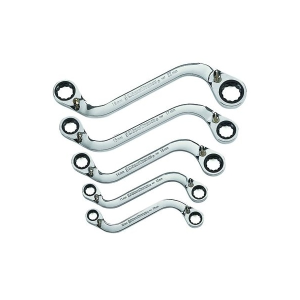 Gearwrench WREN SET S-SHAPE REV DB; BX RATCH MET12P GWR85299 - main